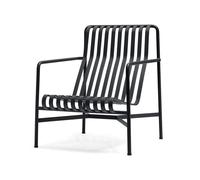 HAY Fauteuil Palissade Lounge haut - anthracite