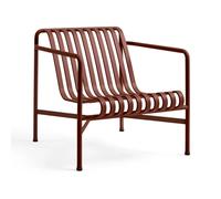 HAY Fauteuil Palissade Lounge bas - rouge fer