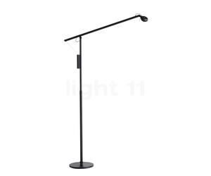 HAY Fifty-Fifty Lampadaire LED noir Ce luminaire comporte des modules à LED prémontés de classes énergétiques A A