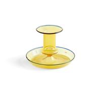 Hay Flare 507953 Bougeoir en verre Jaune 11 x 7,5 cm