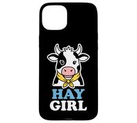 Hay Girl Dairy Farm Amoureuse de Vache Coque pour iPhone 15 Plus