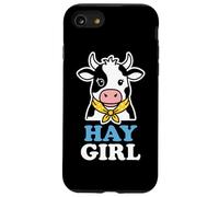 Hay Girl Dairy Farm Amoureuse de Vache Coque pour iPhone SE (2020) / 7/8