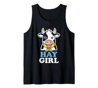 Hay Girl Dairy Farm Amoureuse de Vache Débardeur