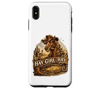 Hay Girl, Foin Amateur de Chevaux de Jeu de Mots drôle d'équitation Coque pour iPhone XS Max