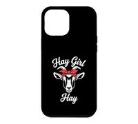 Hay Girl Hay Funny Goat Lover pour Filles Coque pour iPhone 12 Pro Max