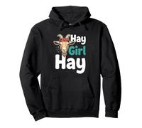 Hay Girl Hay Funny Goat Lover pour Filles Sweat à Capuche