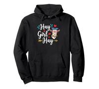 Hay Girl Hay Funny Goat Lover pour Filles Sweat à Capuche