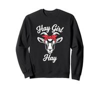 Hay Girl Hay Funny Goat Lover pour Filles Sweatshirt
