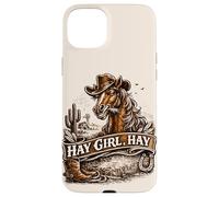 Hay Girl Horse Amateur d'équitation Coque pour iPhone 15 Plus