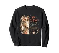 Hay Girl Spirit Farm Naturecore Horse Country Cottagecore Sweatshirt