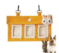 Hay Holder, Canvas Bunny Hay Holder, Small Animal Feeder with Large Capacity and Scratch Resistant Material for Rabbits, Chinchillas, Or Guinea Pigs, 1 Piece