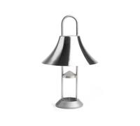 HAY Lampe de table portable Mousqueton Brushed stainless steel