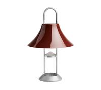 HAY Lampe de table portable Mousqueton Iron red