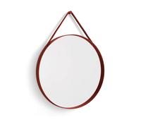 Strap Mirror No 2 Miroir mural Ø70 cm Hay Rouge - 5710441315339