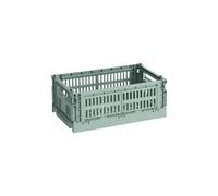 HAY Panier Colour Crate recyclé S vert sauge LxlxH 26,5x17x10,5cm