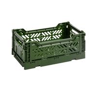 HAY Panier Colour Crate S kaki empilable/LxlxH 26,5x17x10,5cm