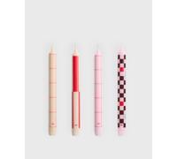 HAY Pattern Candle Set of 4 men Home deco|Lighting red taille: ONE SIZE