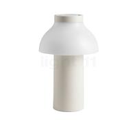 HAY PC Lampe rechargeable pied blanc crème/abat-jour blanc