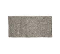 HAY Peas Tapis en Laine, Gris Moyen, 140 x 80 cm