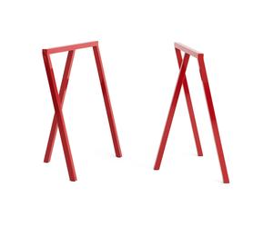 HAY Pied de cadre Loop Stand Frame 72 cm Lot de 2 Maroon red