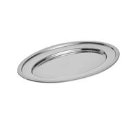HAY Plat de service Essential Steel Acier inoxydable. ovale. Large