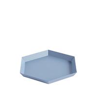 HAY Plateau en tôle d'acier revêtue par pulvérisation, Bleu Pigeon, Taille Unique, 7,6 x 7,6 x 10 cm