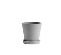 HAY Pot HAY Flowerpot with saucer M 14 cm Gris
