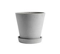 HAY Pot de fleur avec soucoupe - gris - XL