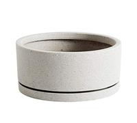 HAY Pot de Fleurs en polystone - Gris - Diamètre : 28 cm - 507993