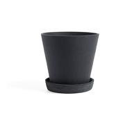 HAY Pot HAY Flowerpot with saucer XL Ø21.5 cm Noir