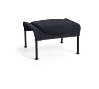 HAY Pouf O2 Ottoman Soft black acier noirci