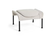 HAY Pouf O2 Ottoman Soft light grey acier noirci