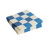 HAY Serviette Pattern Lunch Check 33x33 cm Lot de 20 Off white-blue M