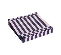 HAY Serviette Pattern Lunch Stripe 33x33 cm Lot de 20 Light pink-dark blue pillar