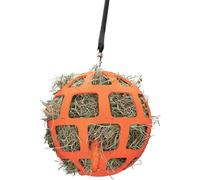 Hay Slowfeeder Fun&Flex Ø 22 cm - Filet a Foin Chevaux - Slowfeeder Chevaux - Convient aux Animaux au pâturage - Contre la détérioration de l'écurie - Jusqu'à 1 kg de Foin - Orange