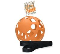 Hay Slowfeeder Fun&Flex Ø 22 cm - Filet a Foin Chevaux - Slowfeeder Chevaux - Convient pour Les Animaux au pâturage - Contre la détérioration des écuries - Jusqu'à 1 kg de Foin - Vert