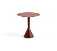 HAY Table à café ronde Palissade Cone Iron red. Ø70 cm