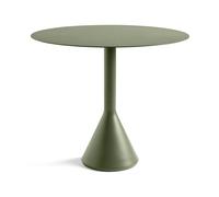 HAY Table ronde Palissade Cone - vert olive - Ø90_H74cm cm