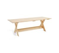 HAY Table à manger Crate Dining Table 230x89.5 cm pin laqué Transparent
