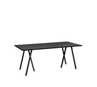 HAY Table à manger Loop Stand Black linoleum-black. 180 cm