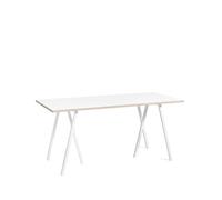 HAY Table à manger Loop Stand White laminate-white. 160 cm