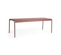 HAY Table à manger Palissade 220x90 cm Iron red