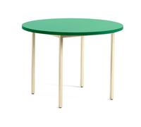 HAY Table à manger Two-Colour Ø105 cm Ivory-green mint