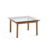HAY Table basse Kofi Oak-clear glass. 60 cm