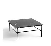 Table basse Rebar 80x84cm black powder coated steel frame
