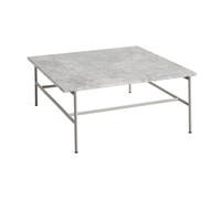 HAY Table basse Rebar 80x84x33 cm Grey marble-fossil