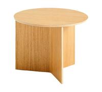 HAY Table basse Slit Ø45 cm Lacquered oak