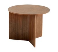 HAY Table Basse Bois Slit Ronde Ø45 Noyer Noyer