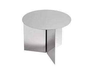 HAY Table basse Slit Polished stainless steel