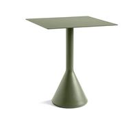 HAY Table café carrée Palissade Cone 65x65 cm Olive